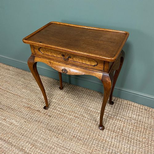 COUNTRY OAK ANTIQUE SIDE TABLE - ADDITIONAL PHOTO 4