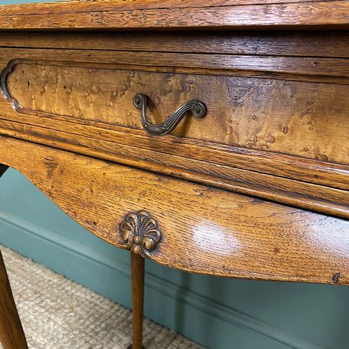 COUNTRY OAK ANTIQUE SIDE TABLE - ADDITIONAL PHOTO 5