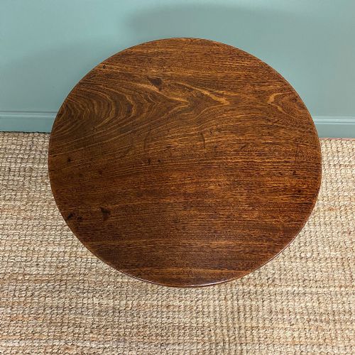 QUALITY GEORGIAN CUBAN MAHOGANY ANTIQUE TILT TOP TRIPOD OCCASIONAL LAMP TABLE - ADDITIONAL PHOTO 1