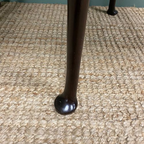 GEORGIAN MAHOGANY DROP LEAF ANTIQUE SIDE TABLE - ADDITIONAL PHOTO 2
