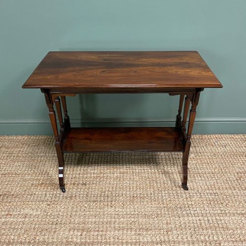 quality victorian rosewood antique side table - CATEGORY: ANTIQUE TABLES - DATED VICTORIAN