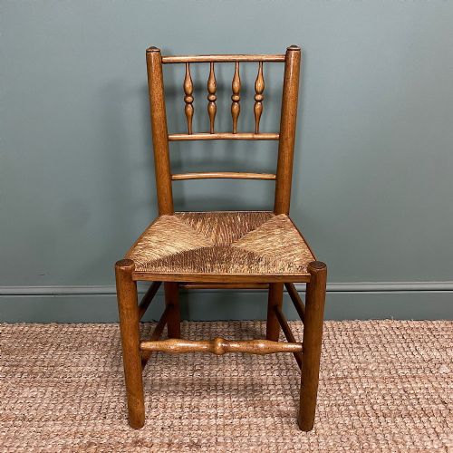 8 GEORGIAN ELM COUNTRY HOUSE ANTIQUE CHAIRS - ADDITIONAL PHOTO 5