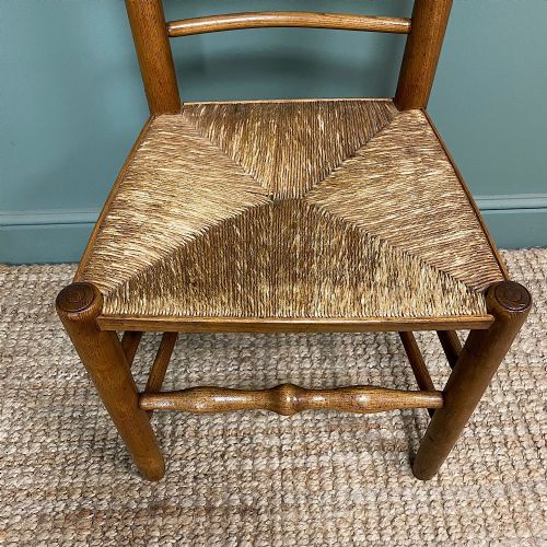8 GEORGIAN ELM COUNTRY HOUSE ANTIQUE CHAIRS - ADDITIONAL PHOTO 6