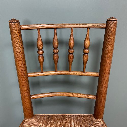 8 GEORGIAN ELM COUNTRY HOUSE ANTIQUE CHAIRS - ADDITIONAL PHOTO 8