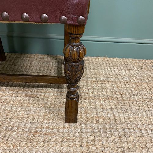 QUALITY OAK ANTIQUE OFFICE CHAIR - ADDITIONAL PHOTO 1