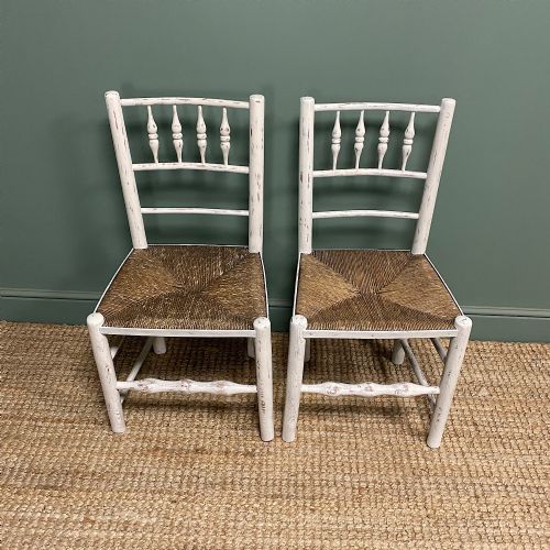 PAIR OF RUSTIC 19TH CENTURY CHAIRS - ADDITIONAL PHOTO 2