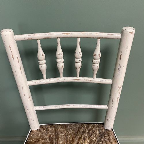PAIR OF RUSTIC 19TH CENTURY CHAIRS - ADDITIONAL PHOTO 4