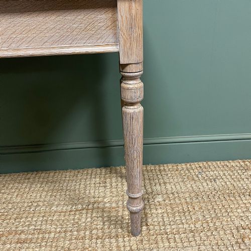 QUALITY VICTORIAN OAK ANTIQUE HALL TABLE - ADDITIONAL PHOTO 1