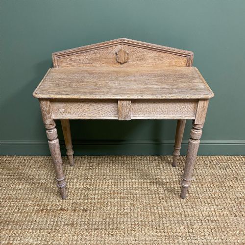 QUALITY VICTORIAN OAK ANTIQUE HALL TABLE - ADDITIONAL PHOTO 2