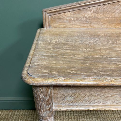 QUALITY VICTORIAN OAK ANTIQUE HALL TABLE - ADDITIONAL PHOTO 5