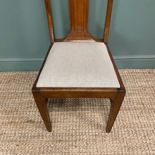 SET OF 6 VICTORIAN OAK ANTIQUE DINING CHAIRS - ADDITIONAL PHOTO 1