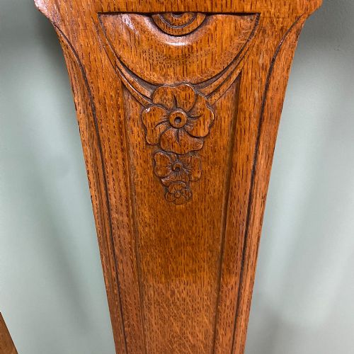 SET OF 6 VICTORIAN OAK ANTIQUE DINING CHAIRS - ADDITIONAL PHOTO 3
