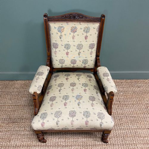 QUALITY VICTORIAN ANTIQUE ARMCHAIR - ADDITIONAL PHOTO 3