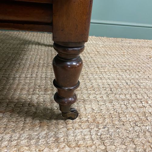 VICTORIAN ANTIQUE LEATHER ARMCHAIR - ADDITIONAL PHOTO 2
