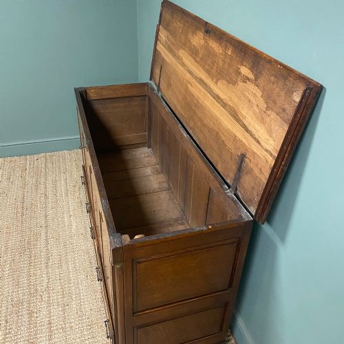 COUNTRY PERIOD OAK ANTIQUE MULE CHEST - ADDITIONAL PHOTO 3
