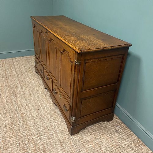 COUNTRY PERIOD OAK ANTIQUE MULE CHEST - ADDITIONAL PHOTO 6