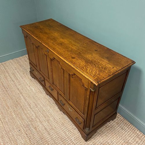 COUNTRY PERIOD OAK ANTIQUE MULE CHEST - ADDITIONAL PHOTO 7