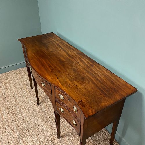 QUALITY MAHOGANY ANTIQUE GEORGIAN SIDEBOARD - ADDITIONAL PHOTO 4