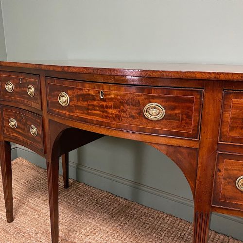 QUALITY MAHOGANY ANTIQUE GEORGIAN SIDEBOARD - ADDITIONAL PHOTO 6