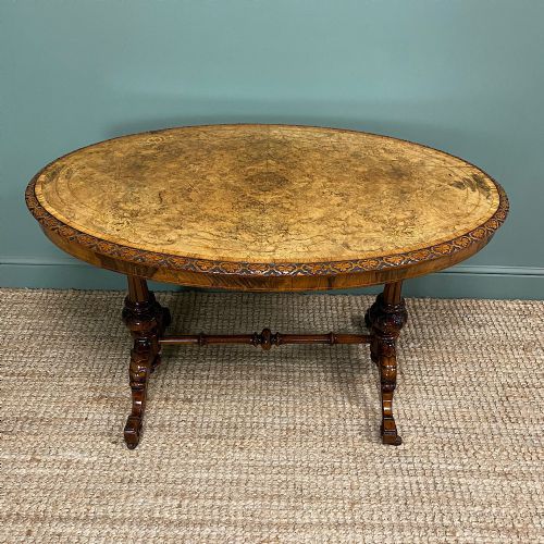 magnificent victorian walnut antique centre table - CATEGORY: ANTIQUE TABLES - DATED VICTORIAN