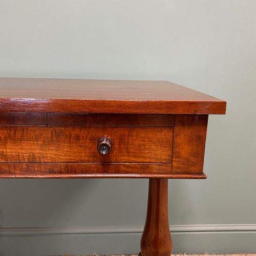 QUALITY MAHOGANY REGENCY ANTIQUE WRITING TABLE - ADDITIONAL PHOTO 4