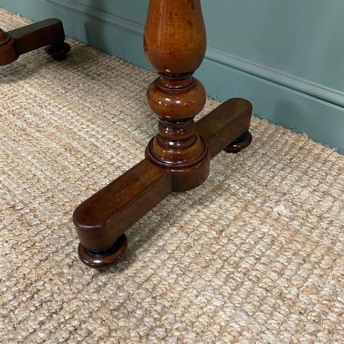 QUALITY MAHOGANY REGENCY ANTIQUE WRITING TABLE - ADDITIONAL PHOTO 5