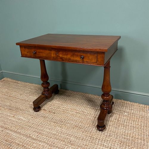 QUALITY MAHOGANY REGENCY ANTIQUE WRITING TABLE - ADDITIONAL PHOTO 7