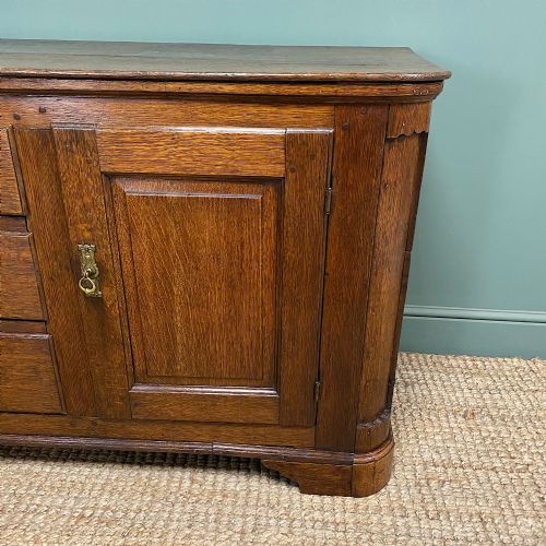 PERIOD 18TH CENTURY GEORGIAN OAK ANTIQUE DRESSER - ADDITIONAL PHOTO 2