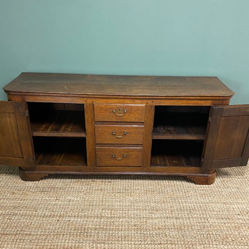 PERIOD 18TH CENTURY GEORGIAN OAK ANTIQUE DRESSER - ADDITIONAL PHOTO 6