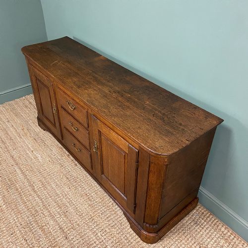 PERIOD 18TH CENTURY GEORGIAN OAK ANTIQUE DRESSER - ADDITIONAL PHOTO 7
