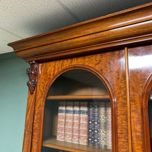 SPECTACULAR VICTORIAN ANTIQUE LIBRARY BOOKCASE - ADDITIONAL PHOTO 7