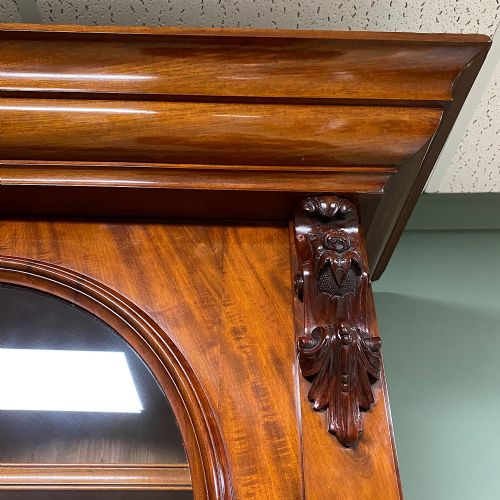 SPECTACULAR VICTORIAN ANTIQUE LIBRARY BOOKCASE - ADDITIONAL PHOTO 9