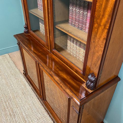 SPECTACULAR VICTORIAN ANTIQUE LIBRARY BOOKCASE - ADDITIONAL PHOTO 10