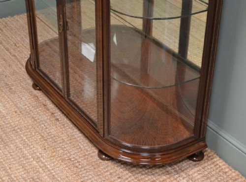 HIGH QUALITY VICTORIAN MAHOGANY ANTIQUE DISPLAY CABINET - ADDITIONAL PHOTO 2