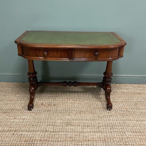 victorian mahogany antique writing table - CATEGORY: ANTIQUE TABLES - DATED VICTORIAN