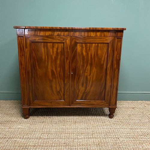 superb quality antique regency linen press - CATEGORY: ANTIQUE SIDEBOARDS - DATED REGENCY