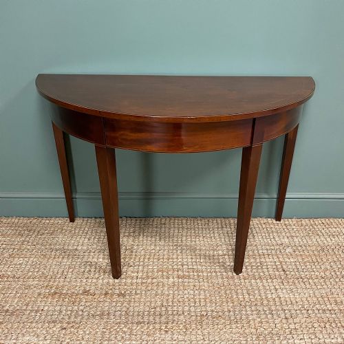 PAIR OF GEORGIAN MAHOGANY ANTIQUE CONSOLE TABLES - ADDITIONAL PHOTO 2