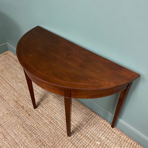 PAIR OF GEORGIAN MAHOGANY ANTIQUE CONSOLE TABLES - ADDITIONAL PHOTO 4