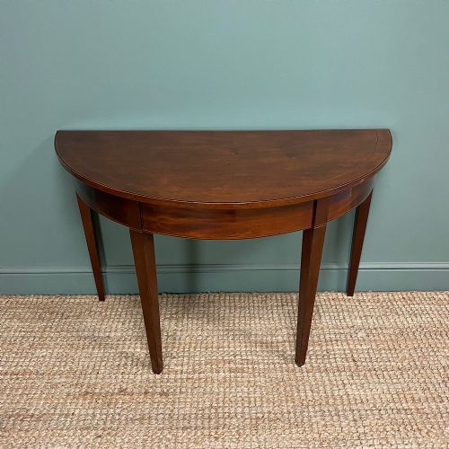 PAIR OF GEORGIAN MAHOGANY ANTIQUE CONSOLE TABLES - ADDITIONAL PHOTO 9