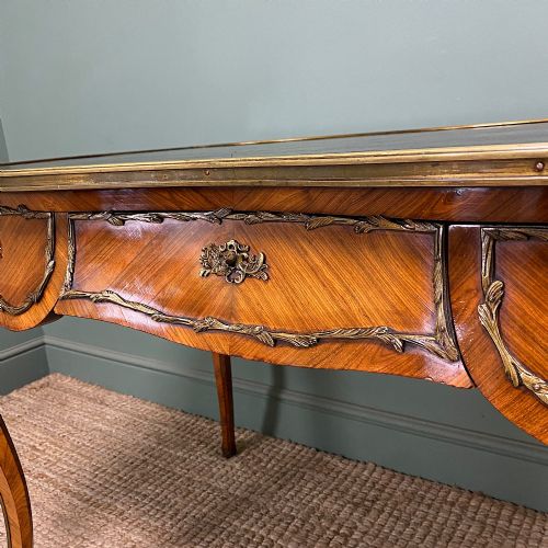 SPECTACULAR KINGWOOD ANTIQUE WRITING TABLE - ADDITIONAL PHOTO 4