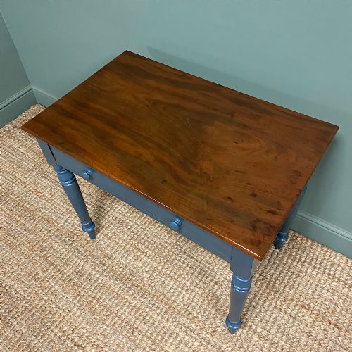 COUNTRY GEORGIAN PAINTED ANTIQUE SIDE TABLE - ADDITIONAL PHOTO 1