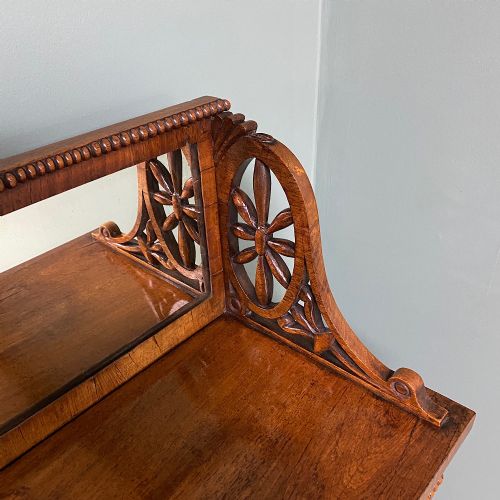 REGENCY ROSEWOOD ANTIQUE CHIFFONIER BOOKCASE - ADDITIONAL PHOTO 8