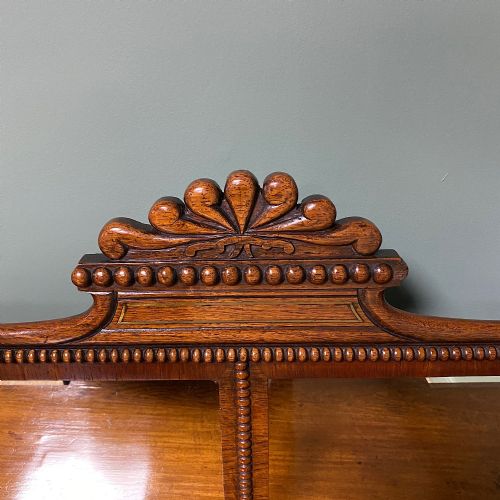 REGENCY ROSEWOOD ANTIQUE CHIFFONIER BOOKCASE - ADDITIONAL PHOTO 9