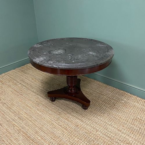 SUPERB QUALITY MARBLE TOP ANTIQUE CENTRE TABLE - ADDITIONAL PHOTO 3