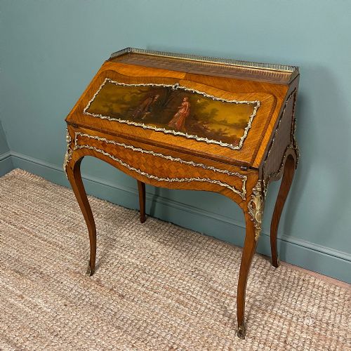 QUALITY WALNUT ANTIQUE BONHEUR DU JOUR - ADDITIONAL PHOTO 1