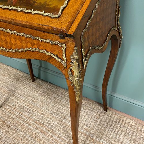 QUALITY WALNUT ANTIQUE BONHEUR DU JOUR - ADDITIONAL PHOTO 2