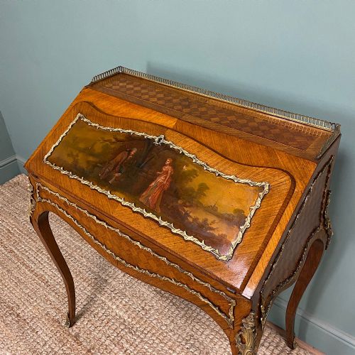 QUALITY WALNUT ANTIQUE BONHEUR DU JOUR - ADDITIONAL PHOTO 6