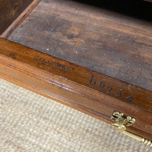 UNUSUAL VICTORIAN GILLOWS WALNUT SECRETAIRE CABINET - ADDITIONAL PHOTO 4