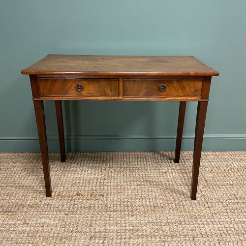 ELEGANT ANTIQUE VICTORIAN MAHOGANY SIDE TABLE - ADDITIONAL PHOTO 4