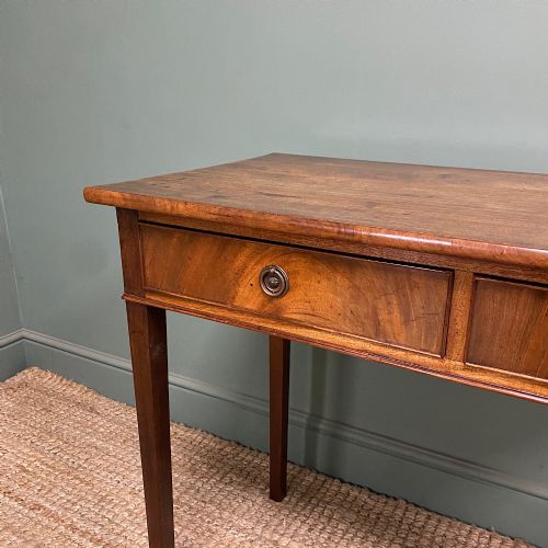 ELEGANT ANTIQUE VICTORIAN MAHOGANY SIDE TABLE - ADDITIONAL PHOTO 6